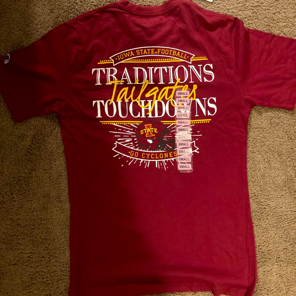 Champion Red Iowa State Cyclones unisex T-Shirt